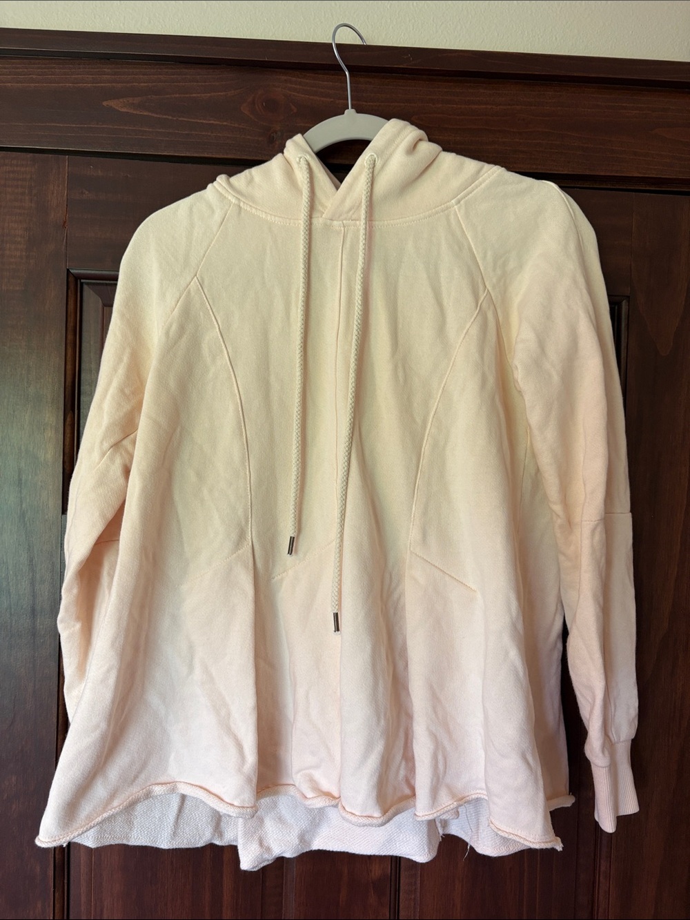 Pilcro by Anthropologie cream hoodie